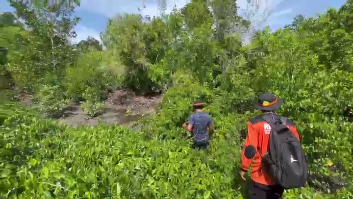 Anggota Senkom Rescue Pasangkayu Gabung Dengan Basarnas Dalam Pencarian Orang Hilang