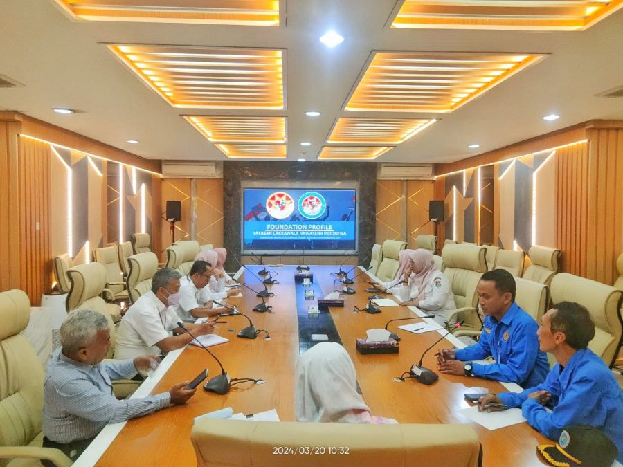 Audiensi Yayasan Cakrawala Nawasena Indonesia dengan Tim Koordinasi Kerja Sama Daerah Kab. Tangerang