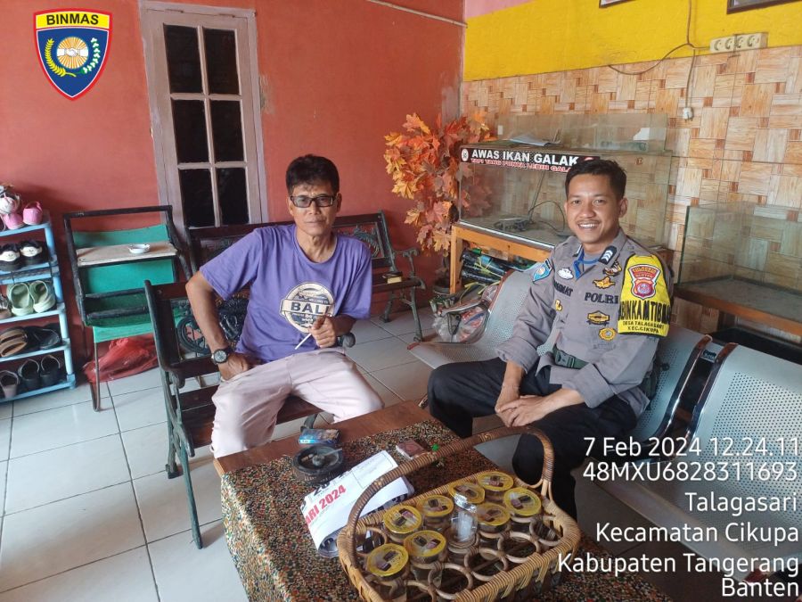 Giat Sambang Brigadir Rohmat Bhabinkamtibmas Desa Talagasari