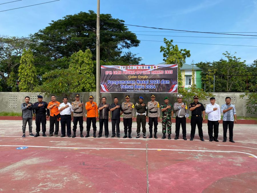 Ketua Senkom Polman ikuti Rakor Linsek dan Apel Gelar Pasukan Operasi Lilin Marano 2023