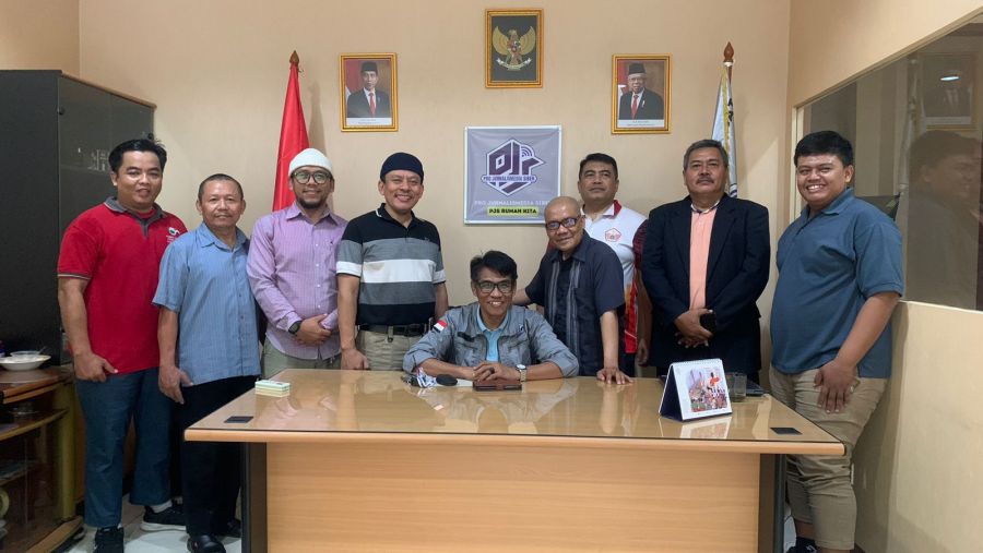 Ketum Pro Jurnalismedia Siber (PJS) Mahmud Marhaba Sambut Kunjungan DPD PJS DKI Jakarta
