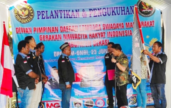 Ketum GNRI : Resmi Dilantik, GNRI DPDK Kabupaten Bekasi Siap Bersinergi dan Berinovasi