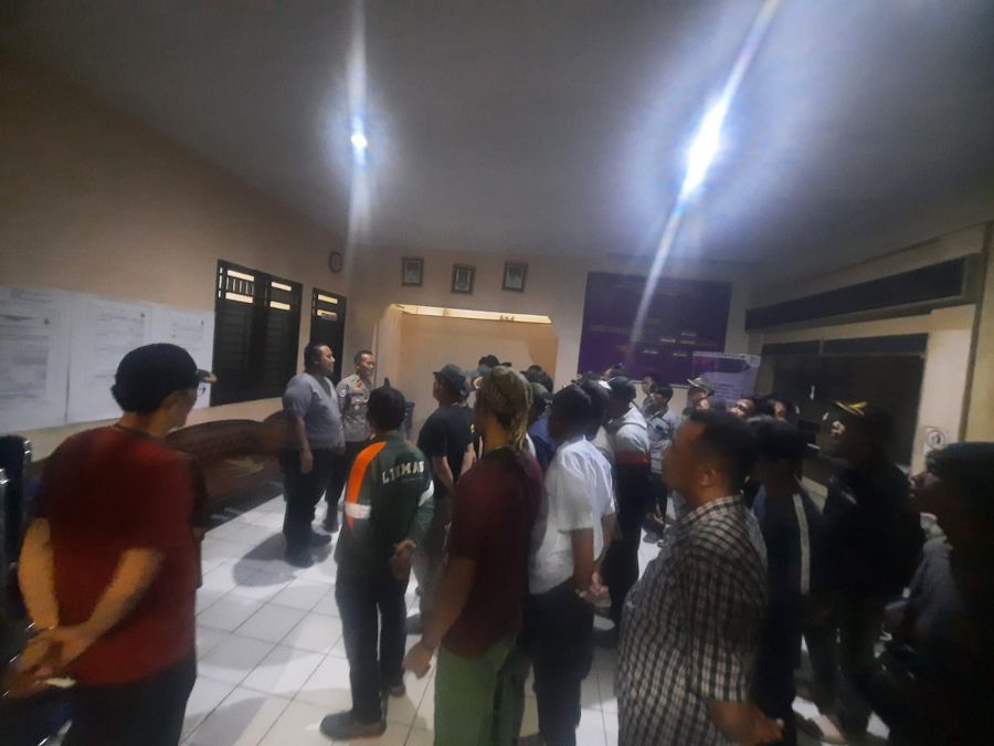 Kompol Udiyano Pimpin Apel Kesiapan Linmas Dukuh untuk Pengamanan TPS Pemilu 2024