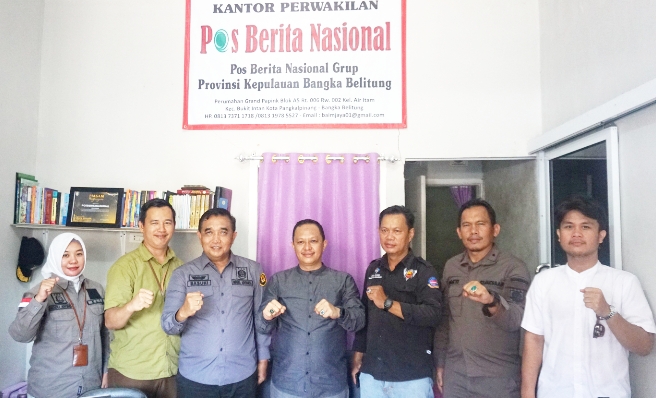 Menguatkan Sinergi: Kasi Penkum Kejati Babel Kunjungi Kantor Pos Berita Nasional