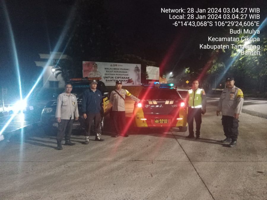 Operasi Cipta Kondisi Meningkatkan Keamanan di Daerah Hukum Polsek Cikupa