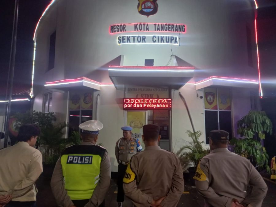 Operasi Cipta Kondisi Polsek Cikupa: Pawas Kanit Propam Ipda Mahdi, SH Pimpin Apel dan Sispam Mako