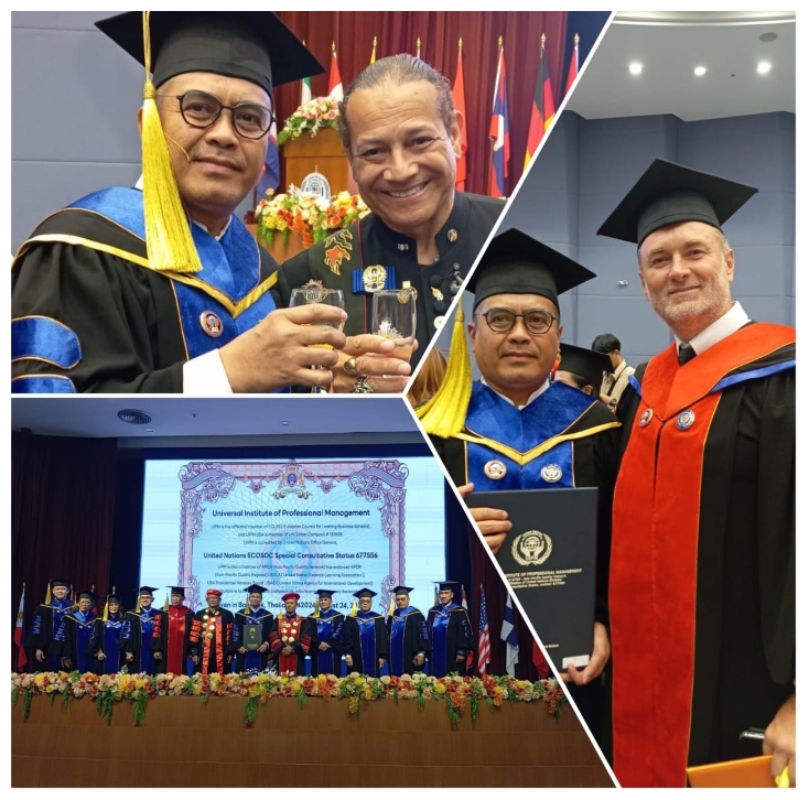 PBB Anugerahkan Doktor Honoris Causa ke Sekum.PJS DKI Jakarta