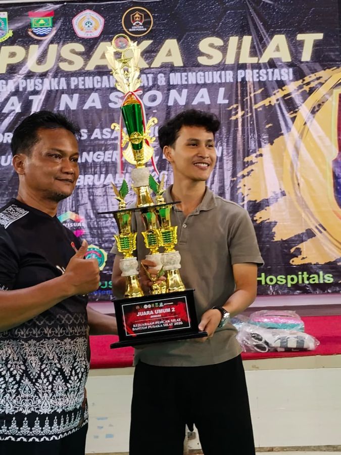 Persinas ASAD Solear Raih Juara Umum II di Kejurnas Banten Pusaka Silat 2026