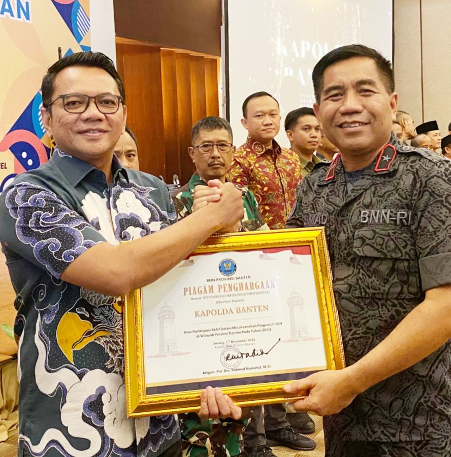 Polda Banten Hadiri Kegiatan Edukasi P4GN di Lingkungan Pemerintah Provinsi Banten