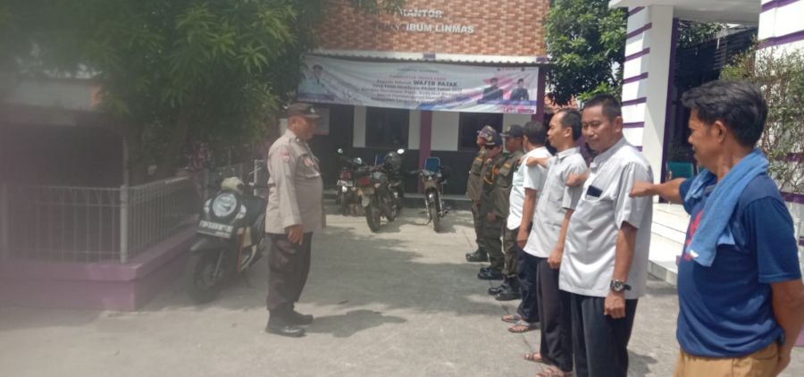 Polsek Cikupa Luncurkan Pelatihan Linmas Terkini untuk Persiapan Pemilu 2024