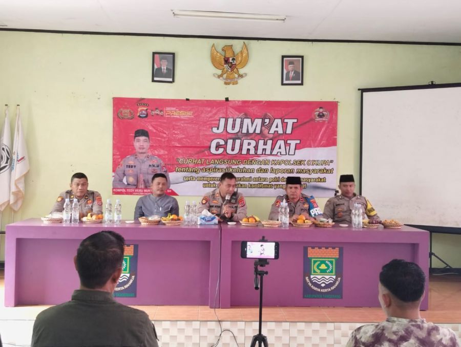 Program Jum'at Curhat di Desa Pasir Gadung, Mempererat Silaturahmi dan Menjaga Kamtibmas Bersama