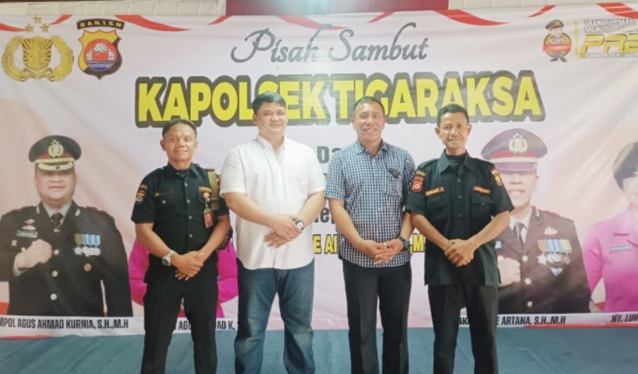 Suasana Keakraban Warnai Pisah Sambut Kapolsek Tigaraksa